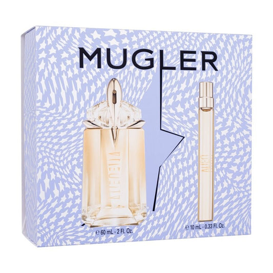 Mugler Alien Goddess Set EDP 60ML REFILLABLE+10ML REFILLABLE (For Women)