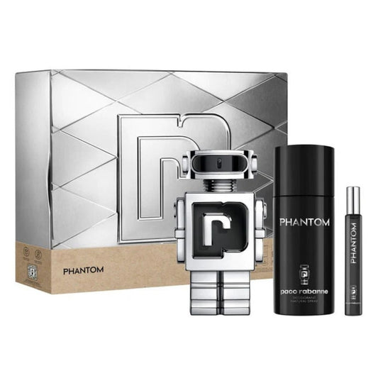 Paco Rabanne Phantom set EDT 100ML+EDT 10ML+Deodorant 150ml (For Men)