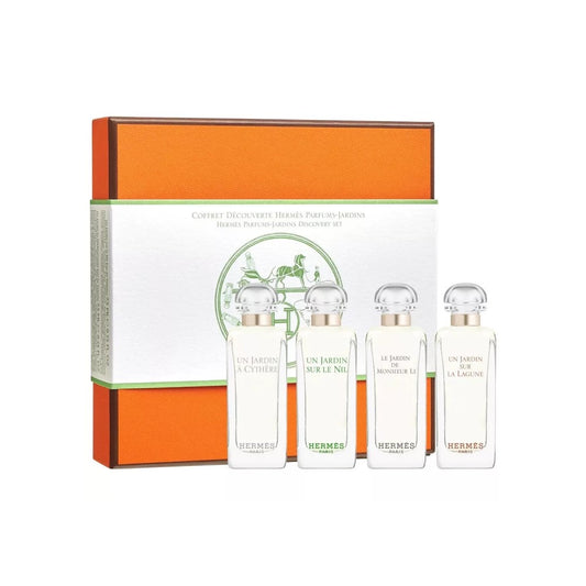 Hermes Mini Set 4x7.5ML(Un Jardin Sur La Lagune+Un Jardin A Cythere+Le Jardin De Monsieur+Un Jardin Sur Le Nil