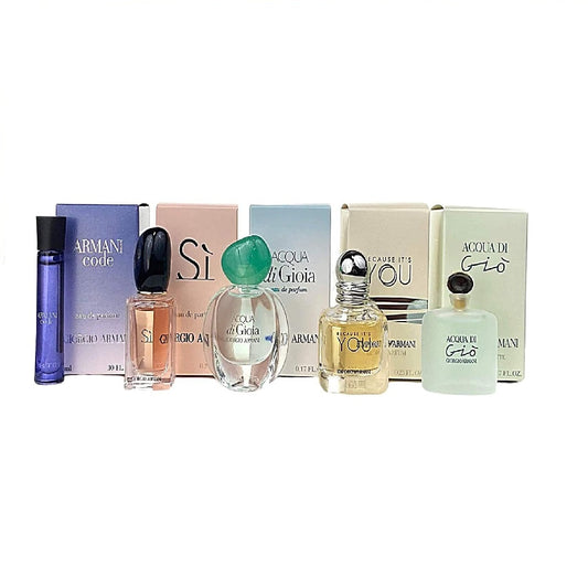 Giorgio Armani Women 5pc Travel Set