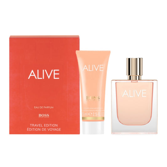 Hugo Boss Alive 80ml Edp + 75ml Body Lotion